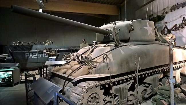 Surviving Sherman M4A1 76mm Tank used in D-Day landings