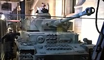 Surviving Battle of the D-Day 1944 Panzer IV Ausf H tank in Colleville-sur-Mer France