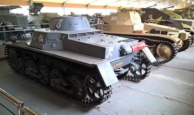 preserved German Panzer I Ausf. B tank Panzerkampfwagen