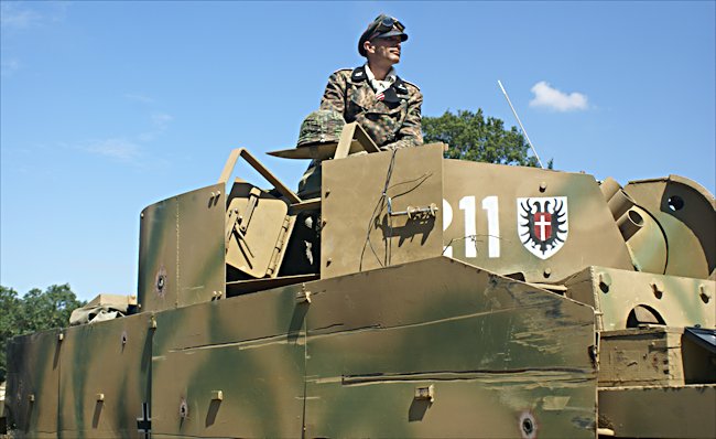 German Panzer III Ausf M tank Replica with side armour skirts