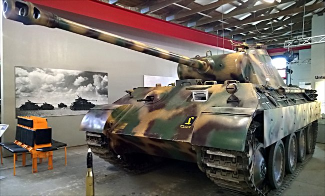 Surviving Panzer V Panther Tank at the German Tank Museum