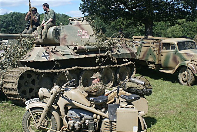 Surviving German WW2 Panther Tank Number 425