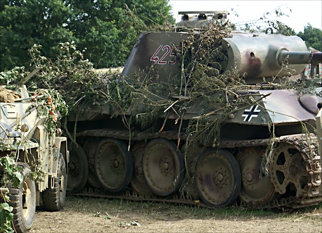 Surviving German WW2 Panther Tank Number 425