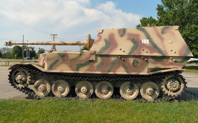 Surviving Panzerjager Tiger P Elefant mm Tank Destroyer Spg Tank Museum Bovington