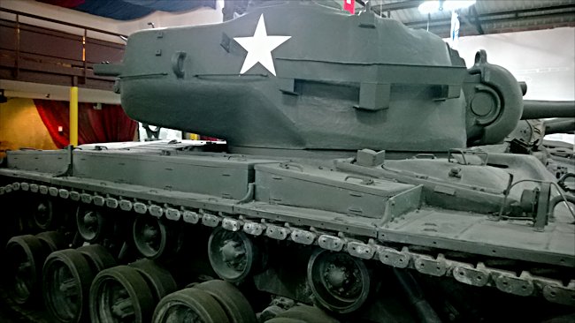Surviving American M26A1 Pershing Tank