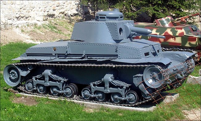 Surviving German Panzer PzKpfw 35(t) Lt Vs 35 Light Tank