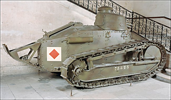 Surviving French WW1 Renault FT-17 Tank