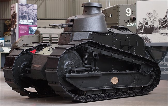 Surviving French WW1 Renault FT-17 Tank