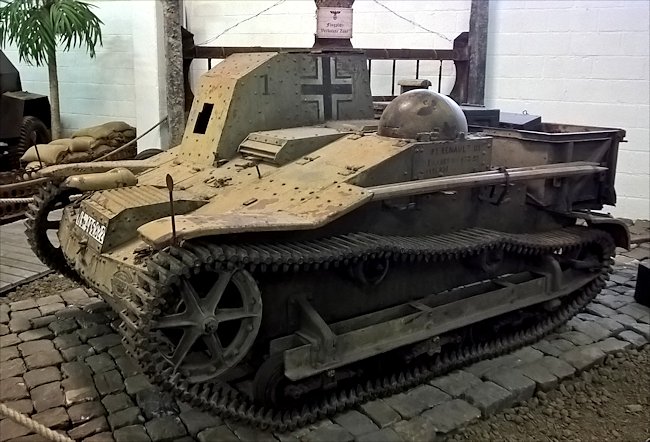 Preserved German Schlepper 630(f)Renault UE Chenillette Carrier did not saw action in the WW2 Battle of the Bulge