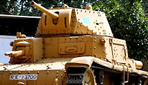 Surviving M13/40 Carro Armato Tank in Rome