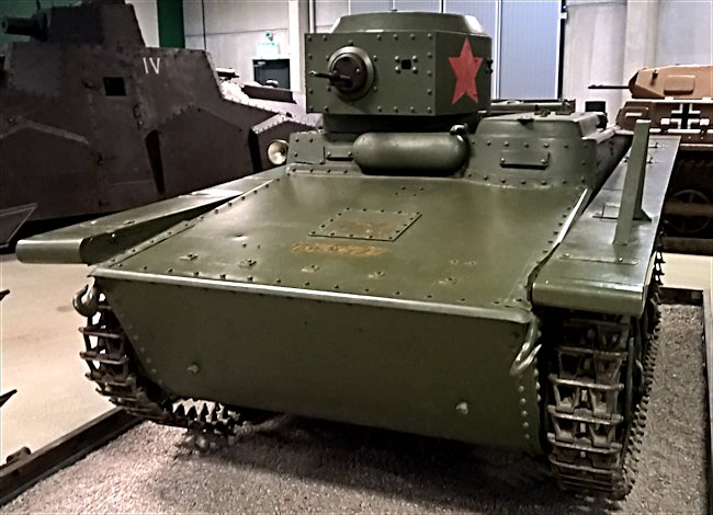 Restored Soviet WW2 T-37 Amphibious Tank