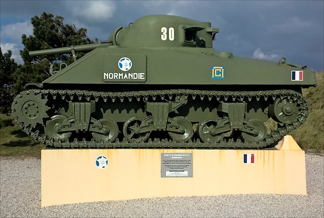 Preserved M4A2 Sherman Tank used in Normandy during D-Day