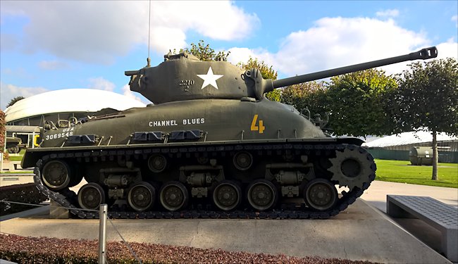 Surviving M4A1E8 76mm Sherman Tank