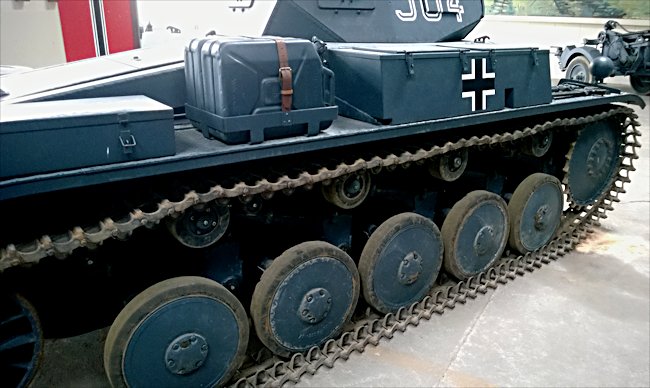 Surviving German Panzer II tank PzKpfw II Ausf C Sd.Kfz. 121