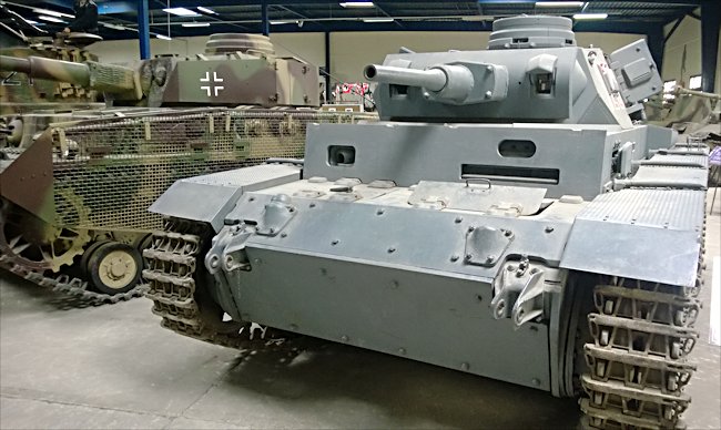 Surviving German Panzer III Ausf H tank panzerkampfwagen 3 Sd.Kfz.141