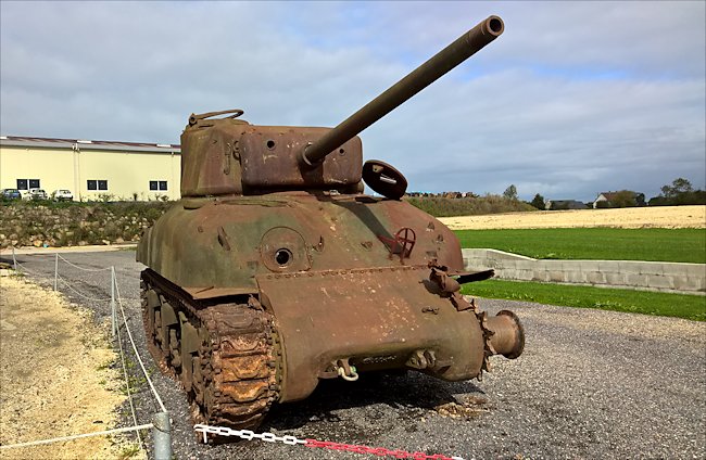 Preserved M4A1 76mm Sherman Tank