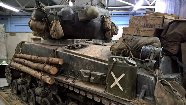 Fury the surviving Sherman Tank M4A2(76) HVSS