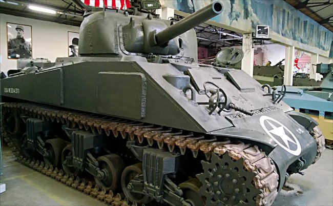 Surviving Sherman M4A2 British Medium Tank