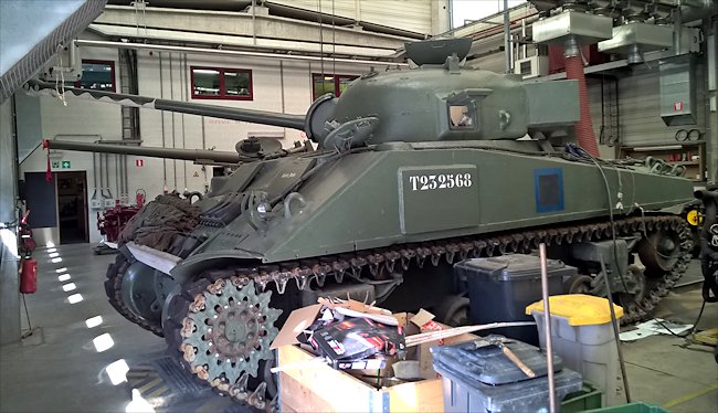 Sherman Vc Firefly 17pdr British Tanks saw action in the WW2 Battle of the Bulge