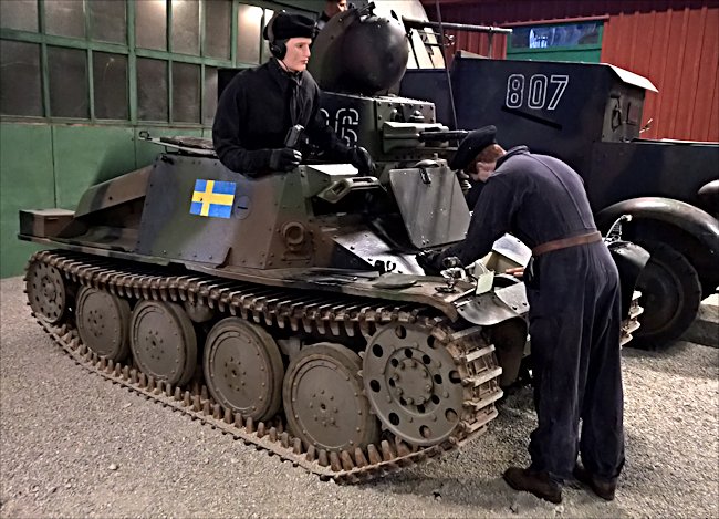 Surviving Swedish m/ 37 Tank