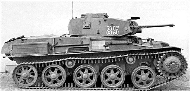 Surviving Swedish m/ 39 Tank