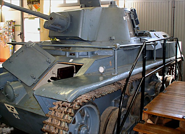 Surviving Swedish m/ 31 Tank