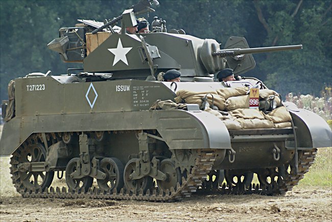 Surviving M5 Stuart Light Tank