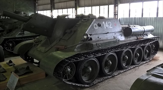 Surviving SU-122 Russian Soviet SPG 