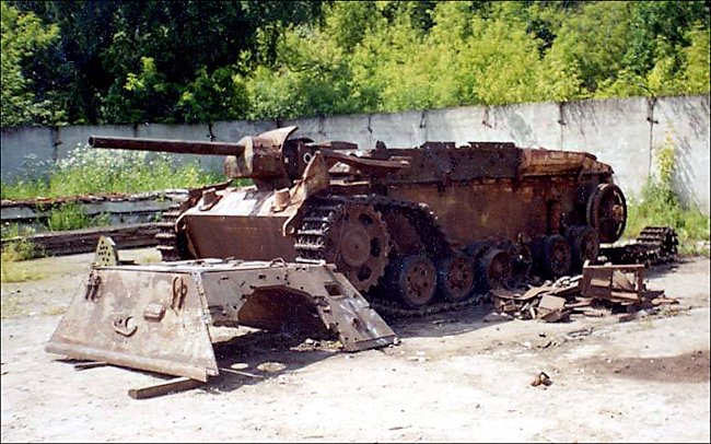 preserved SU76i Soviet 76 mm SPG
