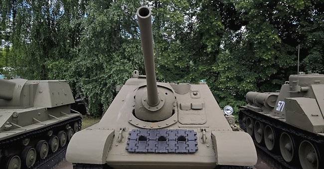 Surviving SU-85 WW2 Soviet Tank Destroyer