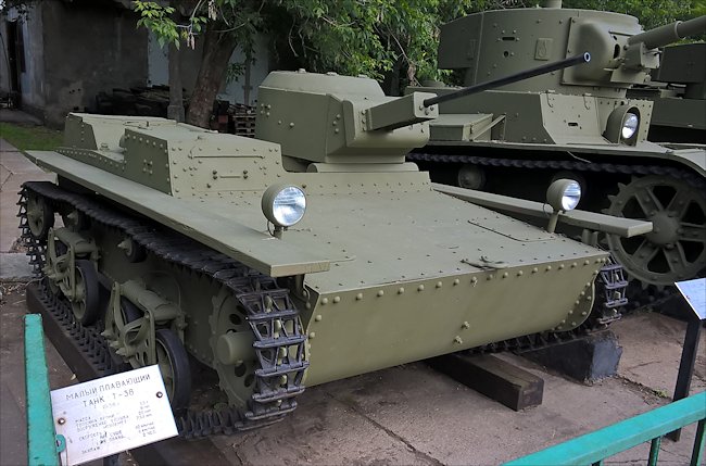 Restored Soviet WW2 T-38 Amphibious Tank