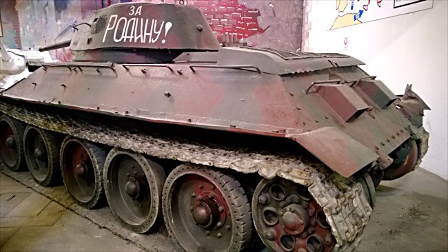 Restored Russian Soviet WW2 T34/76 Medium Tank