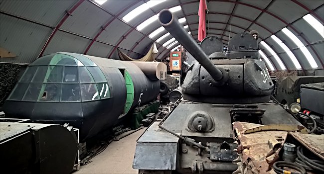 Surviving T34/85 Russian Soviet WW2 Medium Tank can be found at the Cobbaton Combat Collection