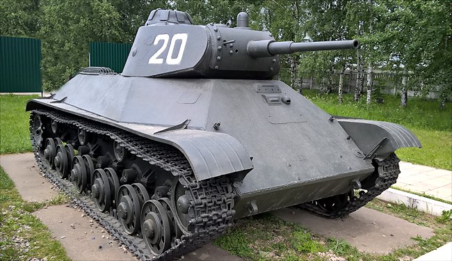 preserved T-50 Russian Soviet WW2 Light Tank