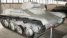 Preserved T-60 Russian Soviet WW2 scout Tank