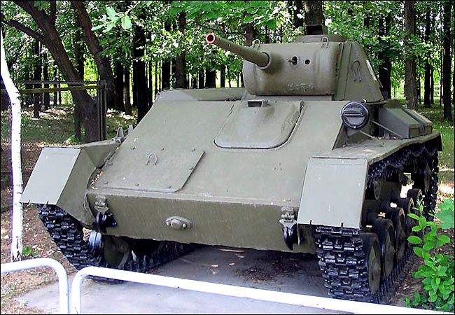 Restored T-70 Soviet  WW2 Light Tank