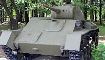 Surviving T-70 Russian Soviet WW2 scout Tank