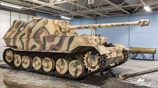 Surviving German Jagdpanzer Elefant Tank Destroyer