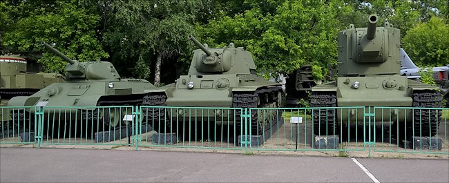 Surviving Red Army WW2 Tanks