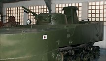 Surviving Type 2 Ka-Mi Japanese tank Kubinka Russia