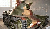 Surviving Type 4 Ke-Nu Japanese light tank