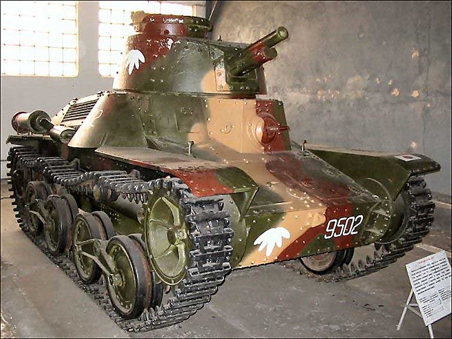 Surviving Japanese WW2 Type 4 Ke-Nu light tank