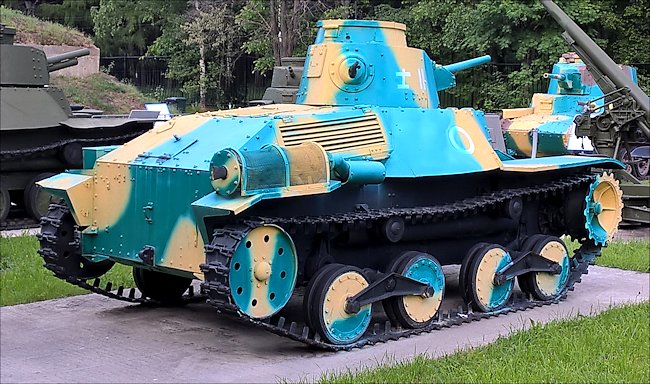 Surviving Japanese WW2 Type 95 Ha-Go light tank