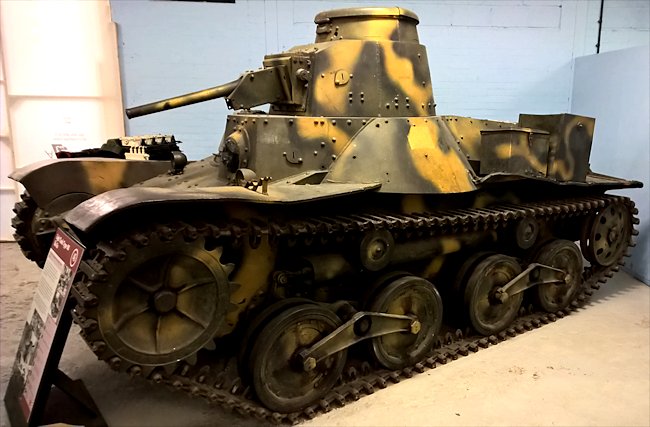 Surviving Japanese WW2 Type 95 Ha-Go light tank