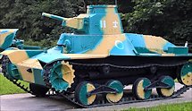Surviving Type 95 Ha-Go Japanese tank Moscow