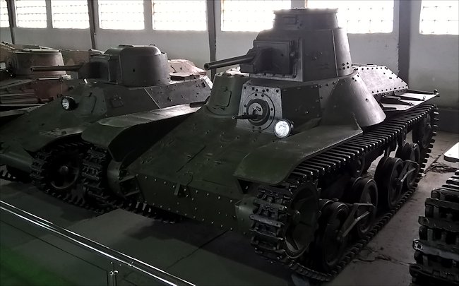 Surviving Japanese WW2 Type 95 Ha-Go light tank