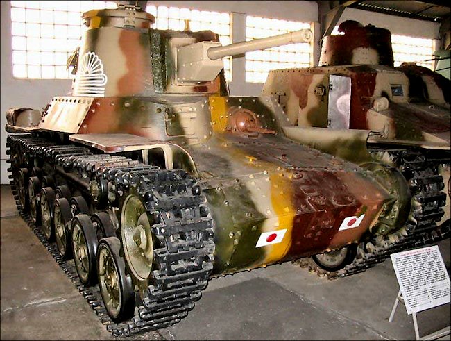 Surviving Type 97 Shinhoto Chi-Ha Japanese Medium Tank
