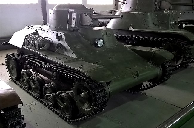 Surviving Japanese WW2 Type 97 Te-Ke light Tank