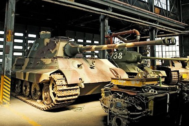 Surviving German King Tiger II Ausf. B Heavy Tank at the Patton Museum Of Cavalry and Armor, Fort Knox