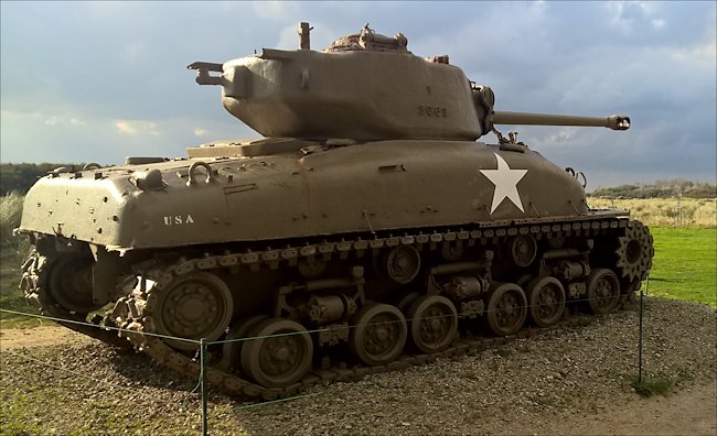 Surviving M4A1E8(76) HVSS Sherman Tank